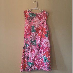 Lilly Pulitzer Girl's Aleesa Pink & Red Floral